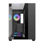 Kép 2/7 - Darkflash TH285 számítógépház + 4 ventilátor (fekete)