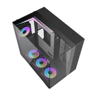 Kép 6/7 - Darkflash TH285 számítógépház + 4 ventilátor (fekete)
