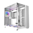 Kép 1/7 - Darkflash TH285 számítógépház + 4 ventilátor (fehér)