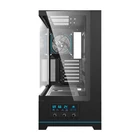 Kép 3/6 - Darkflash DY451 PRO számítógépház + 1 ventilátor (fekete)