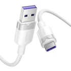 Kép 2/2 - USB 2.0 A - USB-C 6A Vention CTOWF 1M kábel (fehér)