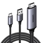 Kép 1/2 - UGREEN CM773 HDMI-USB-C adapter, 4k 60Hz, 5V, 1A