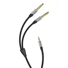 Kép 5/5 - Audiokábel mini jack 3,5 mm-es jack 6,35 mm-es férfi Vention BARHK 8m