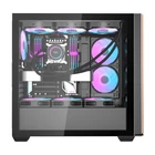 Kép 3/5 - Darkflash DS900WS számítógépház (fekete) + 4 ventilátor