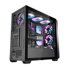 Kép 6/8 - Darkflash DS900WD számítógépház (fekete) + 4 ventilátor
