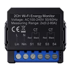 Kép 2/3 - Avatto WiFi WPM16-2 intelligens kétirányú energia-mérő