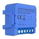 Kép 2/5 - Intelligens 1 csatornás WiFi kapcsolómodul feszültségmentes egyenáramú érintkezővel Avatto WSM16-DC-1