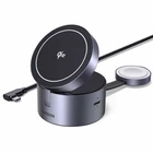Kép 3/3 - UGREEN W712 mágneses 3 az 1-ben USB-C töltő (fekete)