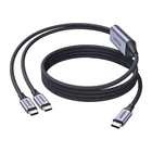 Kép 2/3 - UGREEN L533 USB-C x2 PD univerzális kábel, 140 W, 2 m