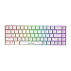 Kép 1/4 - Fifine GK1W mechanikus billentyűzet, 65% RGB (fehér)