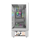 Kép 3/8 - DarkFlash DS950V számítógép-ház kijelzővel (fehér) + 6 ventilátor