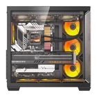 Kép 2/13 - DarkFlash C280 számítógép-ház (fekete) + 7 ventilátor