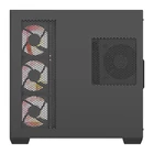 Kép 3/13 - DarkFlash C280 számítógép-ház (fekete) + 7 ventilátor