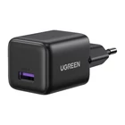 Kép 1/3 - Ugreen X518 USB-fali töltő, GaN, 18 W (fekete)