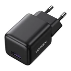 Kép 2/3 - Ugreen X518 USB-fali töltő, GaN, 18 W (fekete)