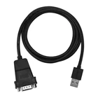 Kép 4/4 - Ugreen CR104 USB-DB9/RS-232 kábel, 1,5 m (fekete)