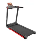 Kép 2/3 - DeerRun A1 Pro összecsukható elektromos futópad (fekete és piros)