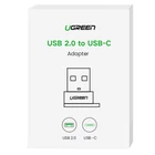 Kép 2/3 - UGREEN USB-C USB-A 2.0 USB adapter (fekete)