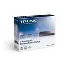 Kép 4/4 - TP-Link JetStream TL-SG2008 hálózati kapcsoló Vezérelt L2/L2+ Gigabit Ethernet (10/100/1000) Fekete