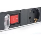 Kép 4/5 - Digitus DN-95402 elektromos elosztó 2 M 7 AC kimenet(ek) Fekete