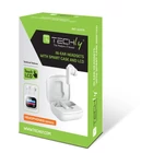 Kép 7/10 - Techly ICC SB-BLT08W Vezeték nélküli fülhallgató, LCD kijelzős tok, ANC zajcsökkentés, hangszínszabályzó