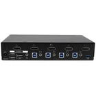 Kép 2/3 - StarTech.com SV431DPU3A2 KVM kapcsoló Keretállvány Fekete