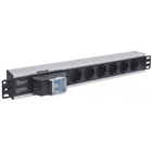 Kép 2/4 - Intellinet 711432 áramelosztó egység (PDU) 6 AC kimenet(ek) 1.5U Fekete, Szürke