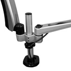 Kép 7/10 - StarTech.com ARMDUAL30 asztali TV konzol 76,2 cm (30") Fekete, Ezüst