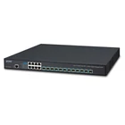 Kép 1/4 - PLANET XGS-6350-12X8TR hálózati kapcsoló Vezérelt L3 Gigabit Ethernet (10/100/1000) 1U Fekete
