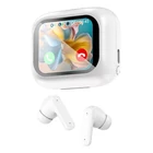 Kép 1/10 - Techly ICC SB-BLT08W Vezeték nélküli fülhallgató, LCD kijelzős tok, ANC zajcsökkentés, hangszínszabályzó