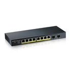Kép 2/4 - Zyxel GS1900-10HP Vezérelt L2 Gigabit Ethernet (10/100/1000) Ethernet-áramellátás (PoE) támogatása Fekete