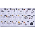 Kép 9/10 - Bosch MC812M865 food processor 1250 W 3.9 L Black, Stainless steel