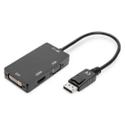 Kép 1/4 - Digitus AK-340418-002-S video átalakító kábel 0,2 M DisplayPort DVI-D Fekete