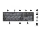 Kép 6/7 - Logitech 920-010759 billentyűzet Irodai RF vezeték nélküli + Bluetooth QWERTY Nemzetközi amerikai Grafit