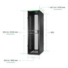 Kép 4/4 - APC NetShelter SX Gen 2, 45U szerverrack ház 600mm x 1070mm oldalakkal, fekete