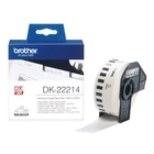 Kép 1/3 - Brother DK-22214 címkéző szalag Fehéren fekete