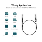 Kép 4/6 - TP-Link Omada TL-SM5220-1M InfiniBand és száloptikai kábel SFP+ DAC Fekete