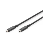 Kép 1/2 - Digitus AK-300343-008-S USB kábel USB4 Gen 2x2 1 M USB C 40 Gbit/s 100 W Fekete