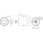 Kép 2/2 - Hikvision DS-2CD2086G2H-I(2.8mm)(eF) 8 MP Darkfighter által működtetett rögzített Mini Bullet hálózati kamera
