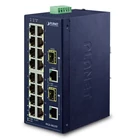 Kép 1/3 - PLANET IFGS-1822TF hálózati kapcsoló Beállítást nem igénylő (unmanaged) Fast Ethernet (10/100) Kék