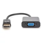 Kép 2/4 - Digitus AK-340403-001-S video átalakító kábel 0,15 M DisplayPort VGA (D-Sub) Fekete