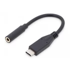 Kép 1/3 - Digitus AK-300321-002-S mobiltelefon kábel Fekete 0,2 M USB C 3.5mm