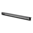 Kép 2/3 - Digitus DN-91411-24 Moduláris patch panel, 24-portos, 24x DN-93615-tel felszerelve