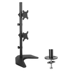 Kép 1/10 - Techly ICA-LCD 2520V Függőleges asztali állvány 2 monitorhoz 13-27" LCD 10kg