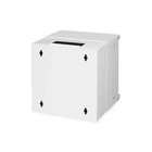 Kép 5/10 - 10" 6U falra szerelhető hálózati szekrény, SOHO PRO 325 x 315 x 300 mm, üvegajtó, szürke, szétszerelve, 30 kg