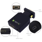 Kép 4/7 - Techly IDATA VGA-HDMINI VGA-ról HDMI-ra/3.5mm Audio Jack Adapter