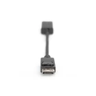 Kép 3/4 - Digitus DB-340415-002-S video átalakító kábel 0,2 M DisplayPort HDMI Fekete