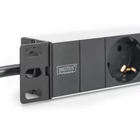 Kép 4/6 - Digitus DN-95411 elektromos elosztó 2 M 3 AC kimenet(ek) Fekete