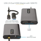 Kép 9/10 - StarTech.com 109B-USBC-HDMI video digitalizáló adapter 3840 x 2160 pixelek Szürke