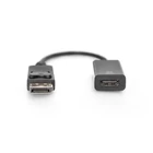 Kép 2/4 - Digitus DB-340415-002-S video átalakító kábel 0,2 M DisplayPort HDMI Fekete